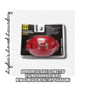 🌞 5/$20 Armourfuse Adult Chinstrap By UnderArmor New In Red
